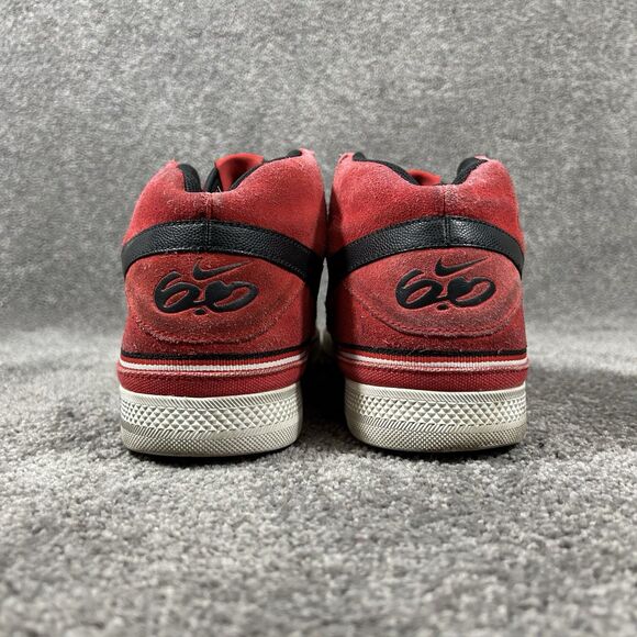 Nike MAVRK 6.0 MID 2 386611-601 Mens Size 12 Red Suede Athletic Shoes Used main image 5